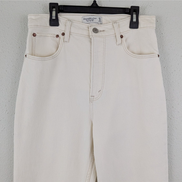 Abercrombie sz 29/8 Jeans The Ankle Straight Ultra High Rise denim 1281 - Picture 2 of 7